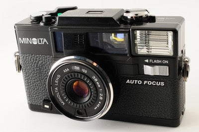 [Excellent] Minolta HI-MATIC AF-D Vintage 35mm Point & Shoot Film Camera #421