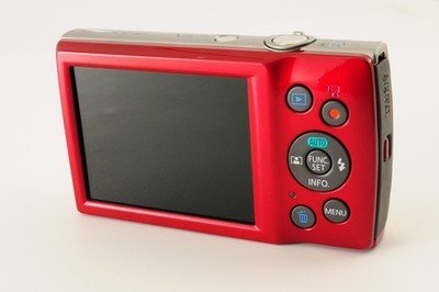 [Excellent] Canon IXY 180 Red Digital Compact Camera Tested #422