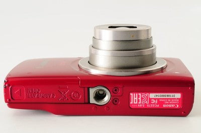 [Excellent] Canon IXY 180 Red Digital Camera Compact Point & Shoot #424