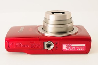 [Excellent] Canon IXY 180 Red Digital Compact Camera Tested #422