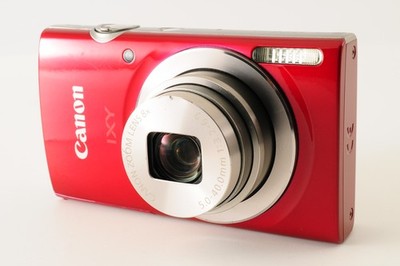 [Excellent] Canon IXY 180 Red Digital Compact Camera Tested #422