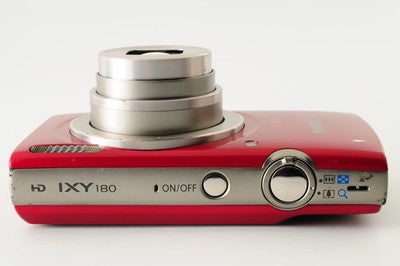 [Excellent] Canon IXY 180 Red Digital Camera Compact Point & Shoot #424