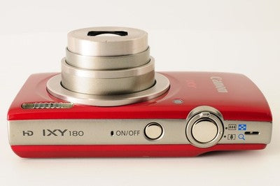 [Excellent] Canon IXY 180 Red Digital Compact Camera Tested #422