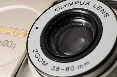 [Near Mint] Olympus Super Zoom 80G 35mm Point & Shoot Film Camera #437