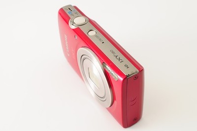 [Excellent] Canon IXY 180 Red Digital Camera Compact Point & Shoot #424