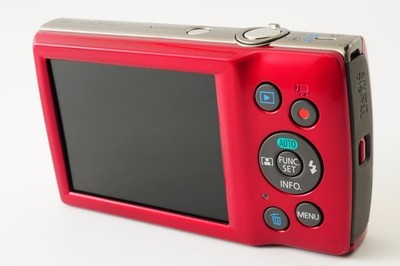 [Excellent] Canon IXY 180 Red Digital Camera Compact Point & Shoot #424