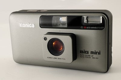 [Excellent] Konica Big Mini BM-201 35mm Point & Shoot Film Camera #453
