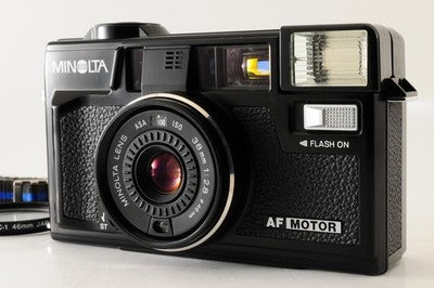 [Excellent] Minolta HI-MATIC AF2-MD Autofocus Point & Shoot Film Camera #441