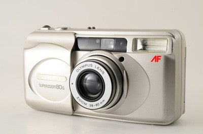 [Near Mint] Olympus Super Zoom 80G 35mm Point & Shoot Film Camera #437