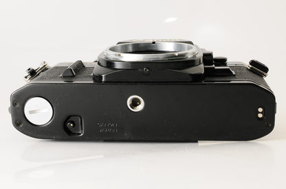 [Excellent] Canon AE-1 Black 35mm SLR Film Camera FD 50mm f1.8 S.C. Lens #347