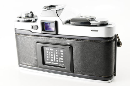 [Near MINT] Minolta XD Silver 35mm SLR Film Camera MD Rokkor 50mm f1.7 #1241