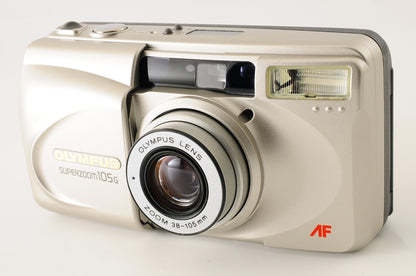 [MINT] Olympus Superzoom 105G 35mm Point & Shoot Film Camera Japan #408