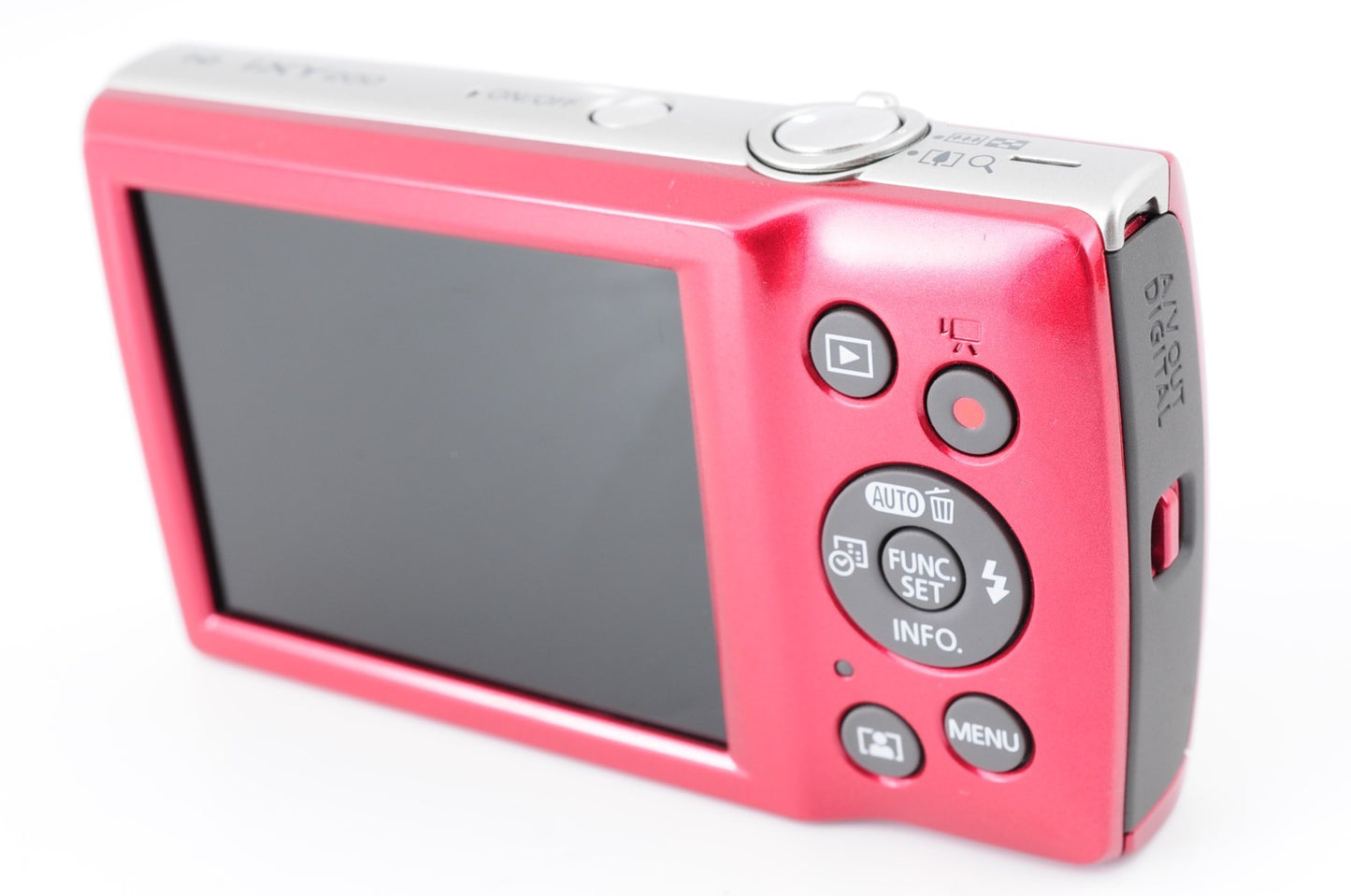 [Near MINT] Canon IXY 200 PowerShot ELPH 185 Red Digital Camera from Japan #170