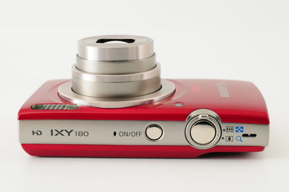 [Near MINT] Canon IXY 180 Red PowerShot ELPH 180 Digital Camera Japan #369