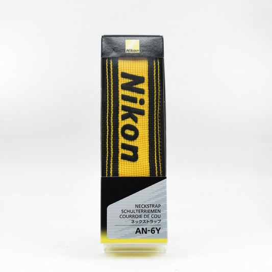 [Brand New] Nikon AN-6Y Wide Neck Strap Genuine Yellow For SLR DSLR #501031