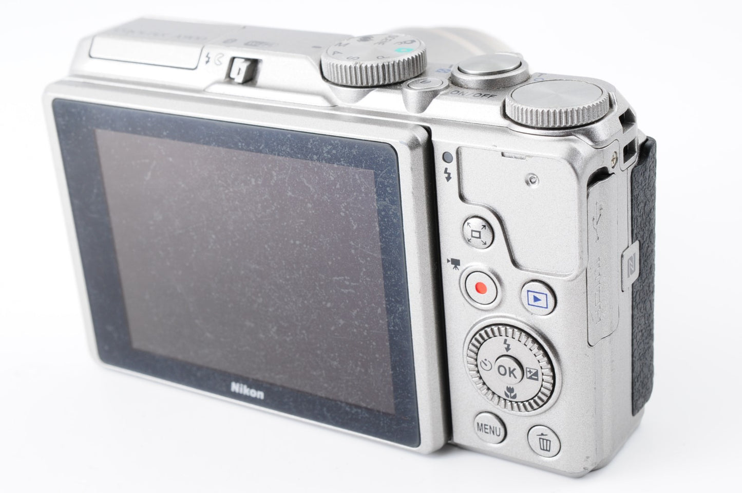 [Excellent] Nikon COOLPIX A900 20.0MP Digital Camera Silver Zoom Lens #280