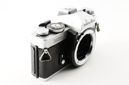 [Near MINT] Minolta XD Silver 35mm SLR Film Camera MD Rokkor 50mm f1.7 #1241