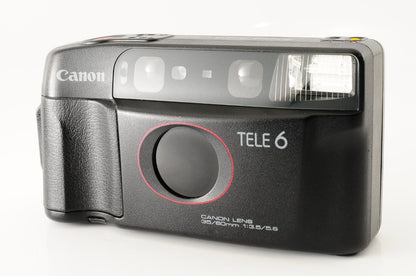 [Near MINT] Canon Autoboy TELE 6 DATE 35mm Point & Shoot Film Camera #160
