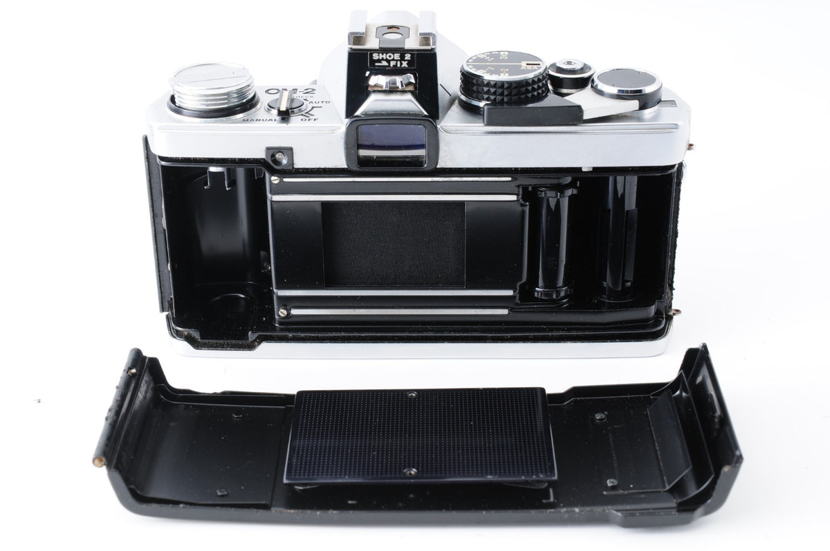[Near MINT] Olympus OM-2 Silver 35mm Film Camera G.Zuiko 50mm f/1.4 Lens #358