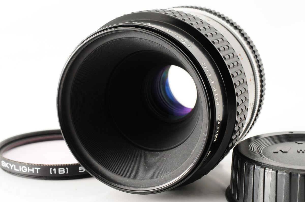 [Excellent] Nikon Ai-S Micro-Nikkor 55mm f/2.8 Manual Focus Macro Lens F #217