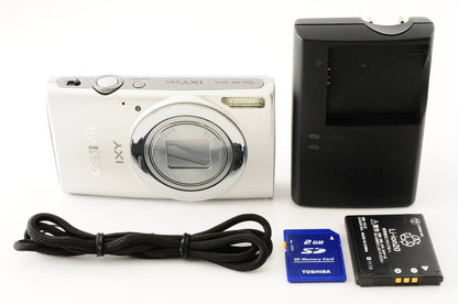 [Near MINT] Canon IXY 630 PowerShot ELPH 340 HS Silver Digital Camera #115