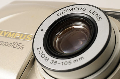 [Excellent] Olympus Superzoom 105G 35mm Point & Shoot Film Camera Japan #415