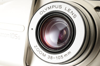 [Excellent] Olympus Superzoom 105G 35mm Point & Shoot Film Camera Japan #401