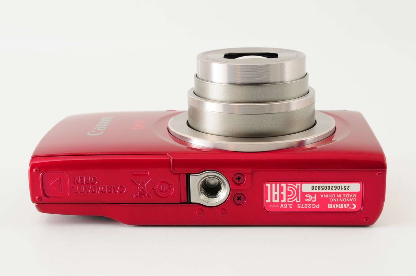 [Near MINT] Canon IXY 180 Red PowerShot ELPH 180 Digital Camera Japan #369