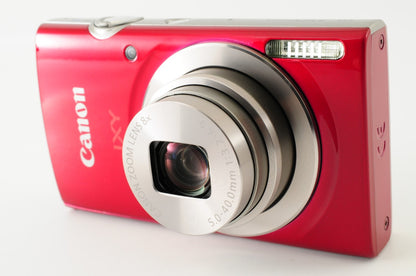 [Near MINT] Canon IXY 180 Red PowerShot ELPH 180 Digital Camera Japan #369