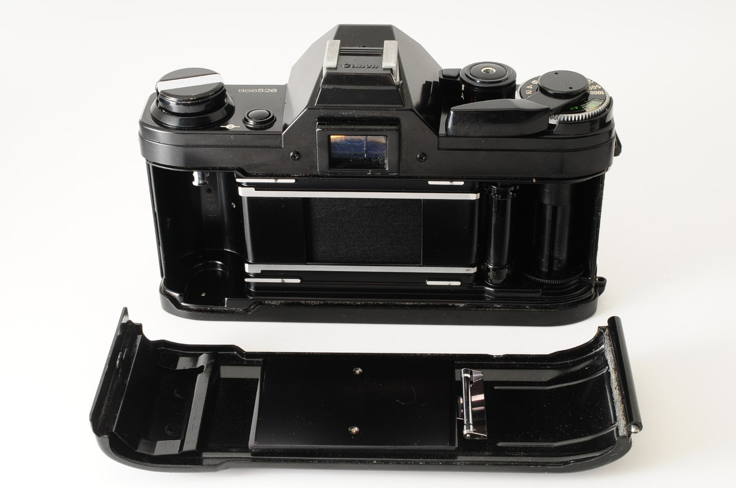 [Excellent] Canon AE-1 Black 35mm SLR Film Camera FD 50mm f1.4 S.S.C. Lens #345