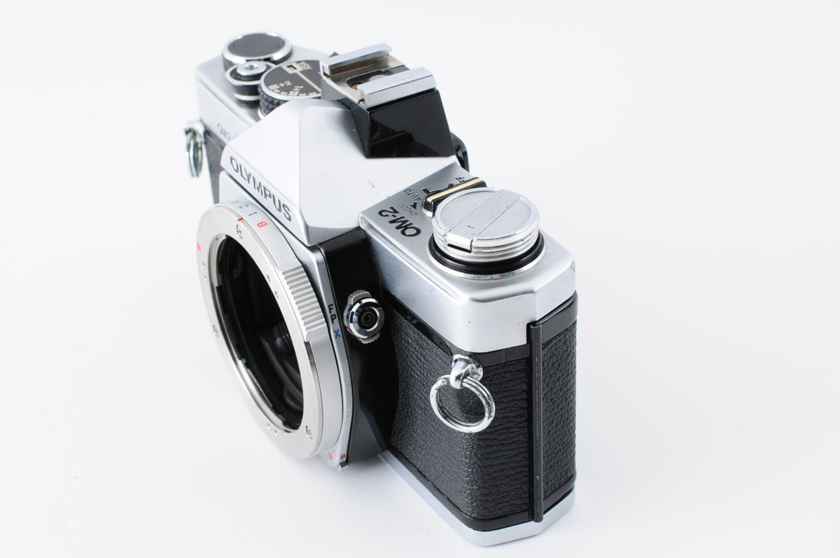 [Near MINT] Olympus OM-2 Silver 35mm Film Camera G.Zuiko 50mm f/1.4 Lens #358