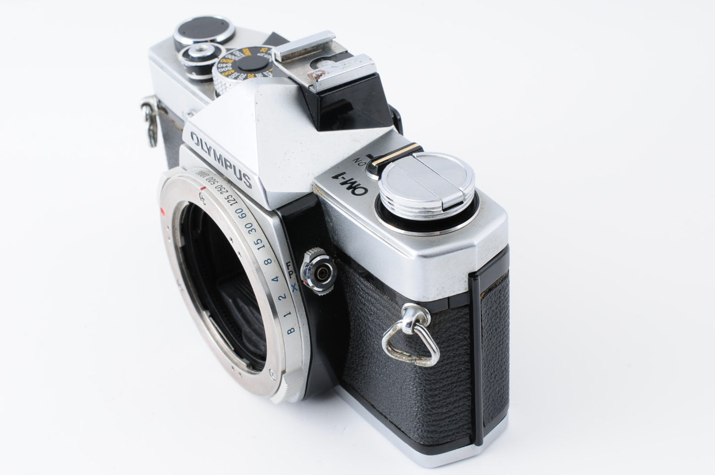 [Excellent] Olympus OM-1 35mm Silver Film Camera F.Zuiko 50mm f/1.8 Lens #357