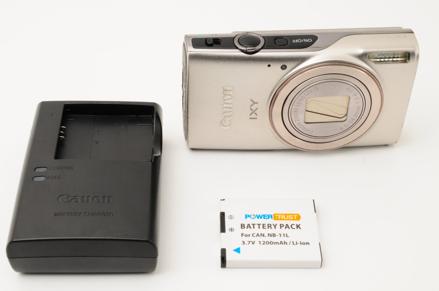 [Near MINT] Canon IXY 650 Silver PowerShot ELPH 360 HS Digital Camera Japan #187