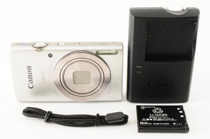 [Near MINT] Canon IXY 180 Silver PowerShot ELPH 180 Digital Camera Japan #202