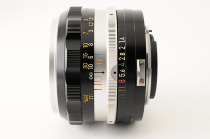 [Excellent] Nikon Nikkor S Auto 50mm F1.4 MF Standard Lens Nikon Lens #387