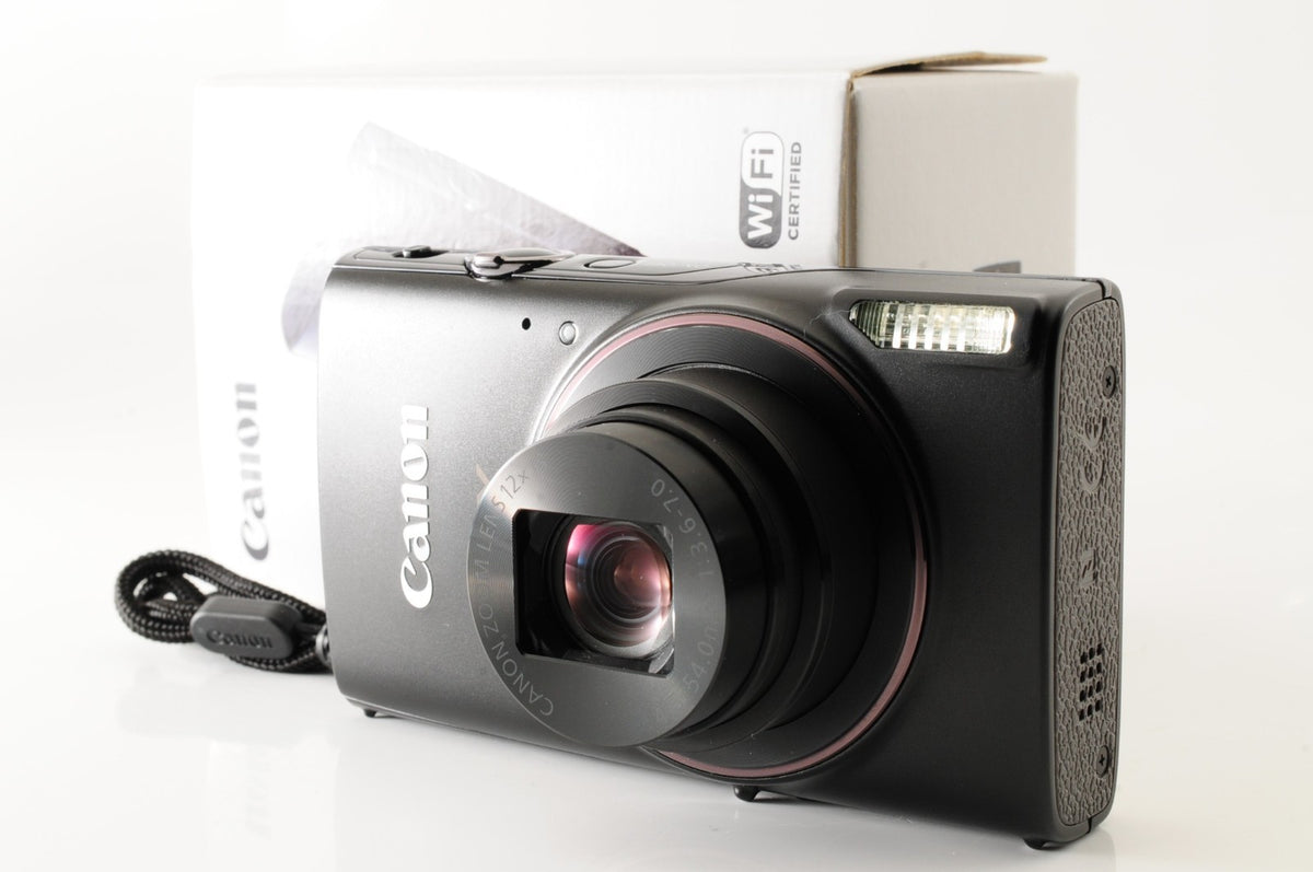 [Near MINT] Canon IXY 650 Black PowerShot ELPH 360 HS Digital Camera #1246