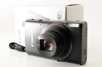 [Near MINT] Canon IXY 650 Black PowerShot ELPH 360 HS Digital Camera #1246