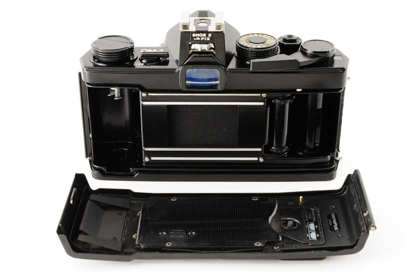 [Near MINT] Olympus OM-1 35mm Black Film Camera F.Zuiko 50mm f/1.8 Lens #123