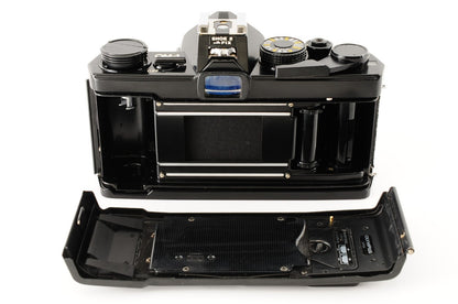 [Near MINT] Olympus OM-1 35mm Black Film Camera F.Zuiko 50mm f/1.8 Lens #123