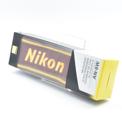 [Brand New] Nikon AN-6W Wide Neck Strap Genuine Brown For SLR DSLR Japan #240037