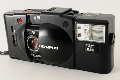 [Excellent] Olympus XA 2 + A11 Flash Point & Shoot 35mm Film Camera Japan #406