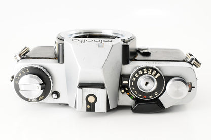 [Near MINT] Minolta XD Silver 35mm SLR Film Camera MD Rokkor 50mm f1.7 #1241