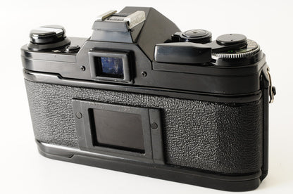 [Excellent] Canon AE-1 Black 35mm SLR Film Camera FD 50mm f1.4 S.S.C. Lens #345