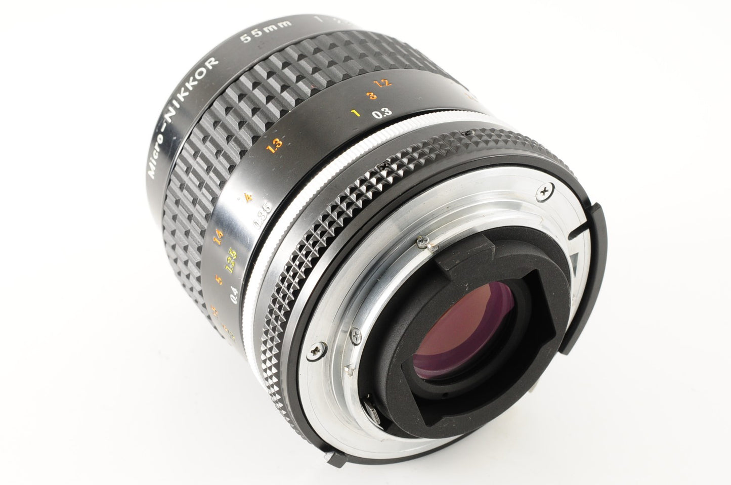 [Excellent] Nikon Ai-S Micro-Nikkor 55mm f/2.8 Manual Focus Macro Lens F #217