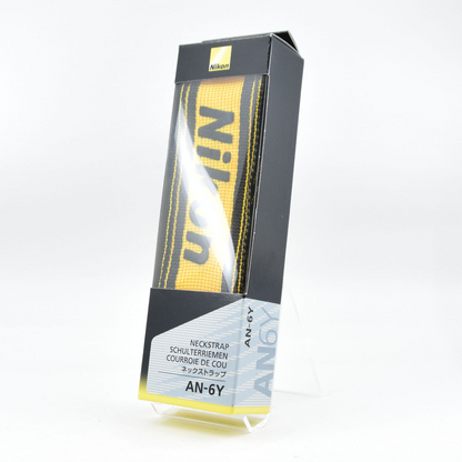 [Brand New] Nikon AN-6Y Wide Neck Strap Genuine Yellow For SLR DSLR #501031