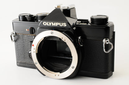 [Excellent] Olympus OM-1 35mm Black Film Camera F.Zuiko 50mm f/1.8 Lens #367