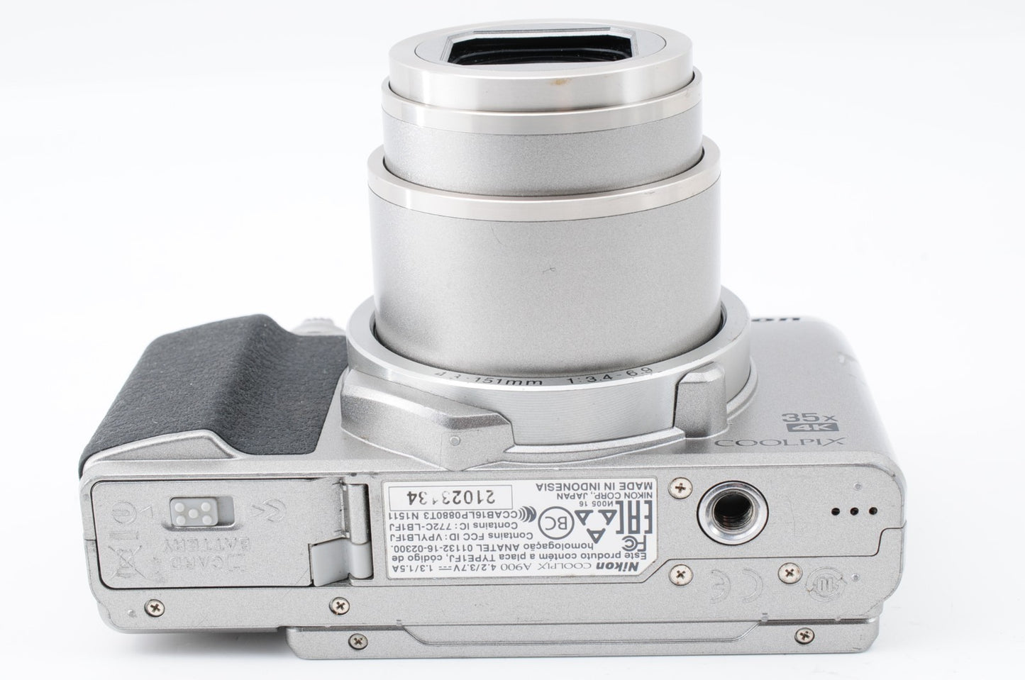 [Excellent] Nikon COOLPIX A900 20.0MP Digital Camera Silver Zoom Lens #280