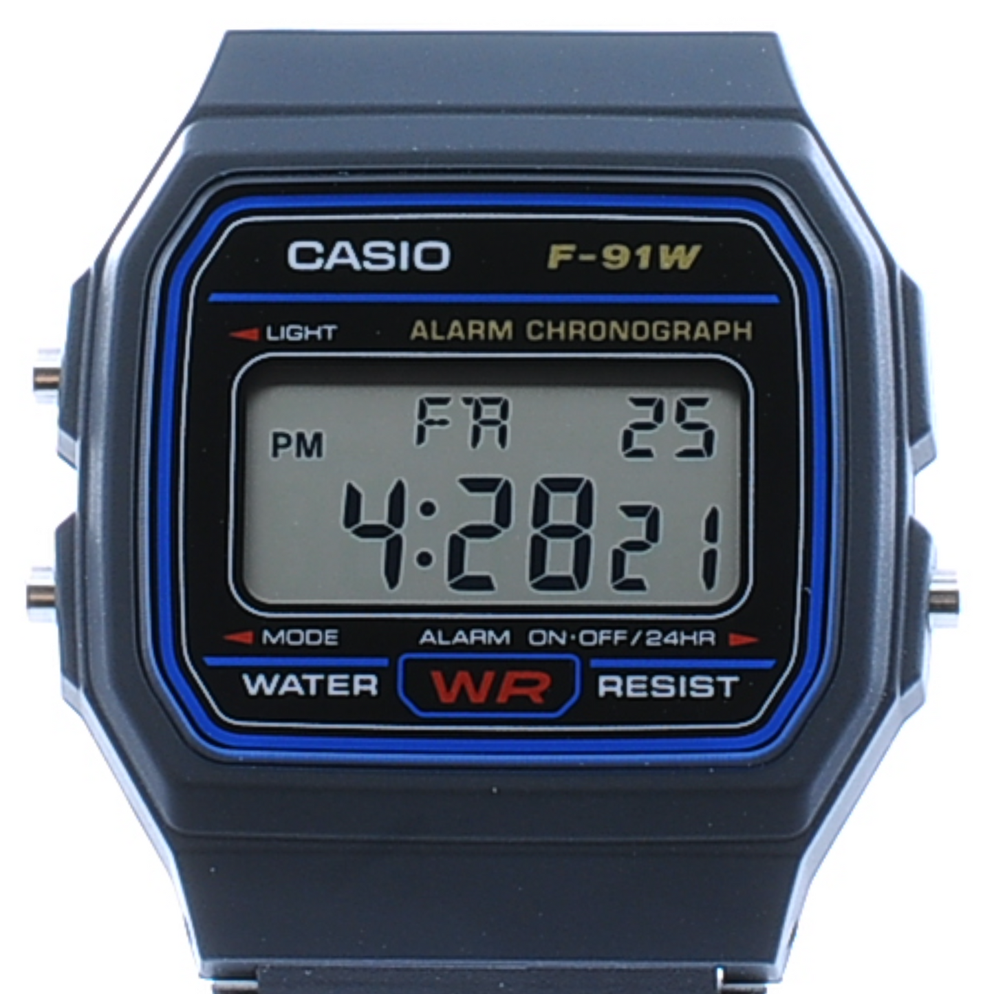 [Brand New] Casio F-91W-1JH Black Light Men's Standard Digital Wristwatch