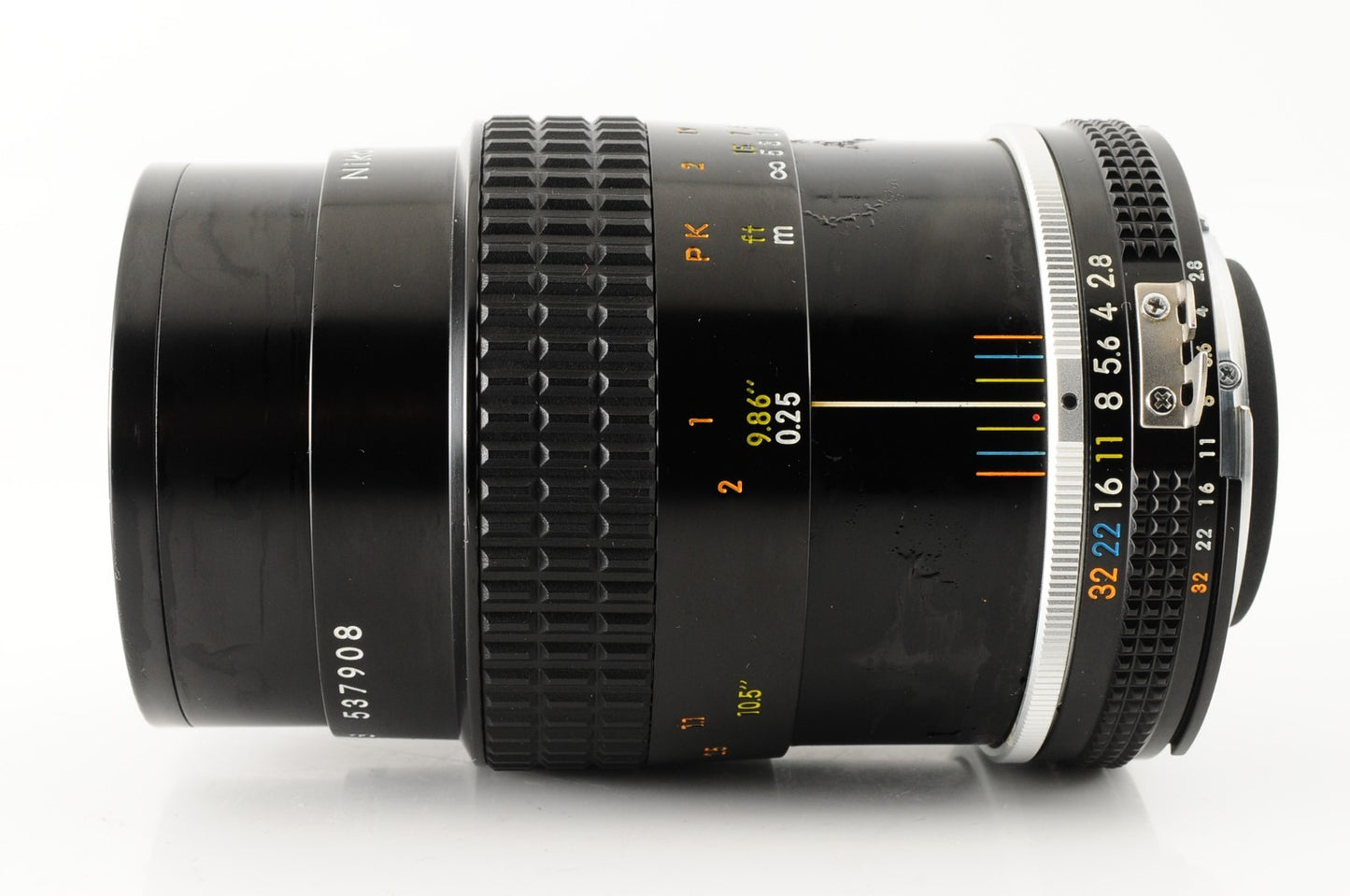 [Excellent] Nikon Ai-S Micro-Nikkor 55mm f/2.8 Manual Focus Macro Lens F #217