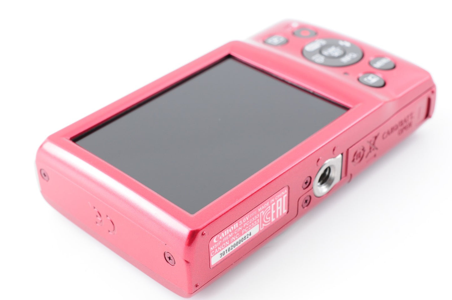 [Near MINT] Canon IXY 200 PowerShot ELPH 185 Red Digital Camera from Japan #170